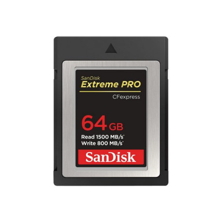 SanDisk Extreme Pro - Scheda di memoria flash - 64 GB - CFexpress