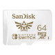 SanDisk Nintendo Switch - Scheda di memoria flash - 64 GB - UHS-I U3 - UHS-I microSDXC - per Nintendo Switch