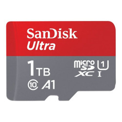 SanDisk Ultra - Scheda di memoria flash (adattatore da microSDXC a SD in dotazione) - 1 TB - A1 / UHS-I U1 / Class10 - UHS-I mi