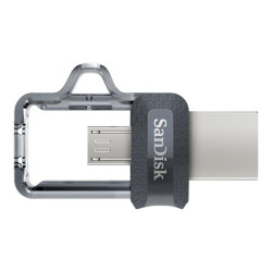 SanDisk Ultra Dual - Chiavetta USB - 64 GB - USB 3.0 / micro USB