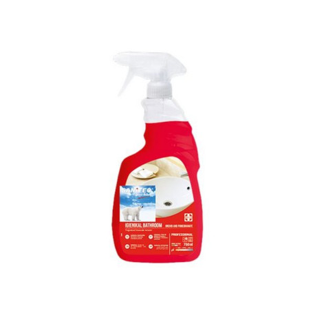 Sanitec IGIENIKAL BATHROOM - Disincrostante - liquido - spray in flacone - 750 ml - orchidea, melograno - professionale (pacche