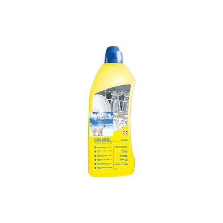 Sanitec STOVIL BAR GEL - Detergente / additivo per risciacquo - gel - flacone - 1 L - 40 carichi - professionale - per macchina