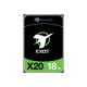 Seagate Exos X20 ST18000NM003D - HDD - 18 TB - interno - SATA 6Gb/s - 7200 rpm - buffer: 256 MB