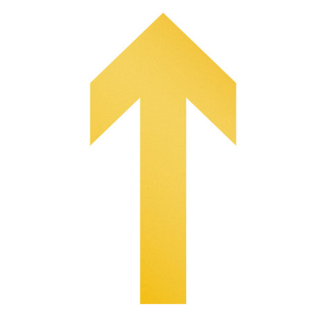 Adesivo da terra - "freccia" - 10 x 0,02 x 20 cm - Durable - conf. 10 pezzi