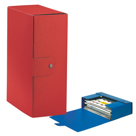 Scatola progetto Eurobox - dorso 12 cm - 25x35 cm - rosso - Esselte