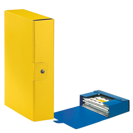 Scatola progetto Eurobox - dorso 8 cm - 25x35 cm - giallo - Esselte