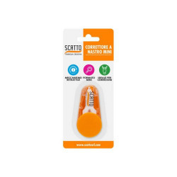 Scatto Energia Creativa - Correttore a nastro - mini - 5 mm x 5 m - PET - orange, trasparente