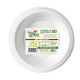 Scodella monouso - rotonda - 355 ml - cellulosa - bianco - Dopa Green - conf. 50 pezzi