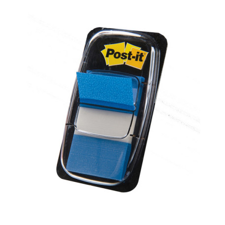 Segnapagina Post it  Index Medium - 680-2 - 25,4 x 43,2 mm - blu - Post it  - conf. 50 pezzi