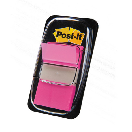 Segnapagina Post it  Index Medium - 680-21 - 25,4 x 43,2 mm - rosa vivace - Post it  - conf. 50 pezzi