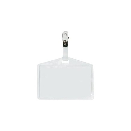 SEI PASS 3 P - Porta badge - per 95 x 60 mm - clip (pacchetto di 10)