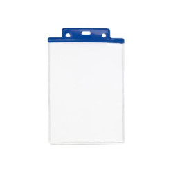 SEI PASS 6 S A6 - Porta badge - per 100 x 150 mm - blu (pacchetto di 50)