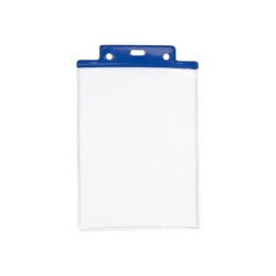 SEI PASS 7 S A5 - Porta badge - per 150 x 210 mm - blu (pacchetto di 50)