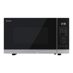 Sharp Premium series YC-PG254AE-S - Forno a microonde con grill - 25 litri - 900 W - argento