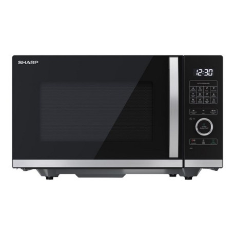 Sharp Quality series YC-QG234AE-B - Forno a microonde con grill - 23 litri - 900 W - nero