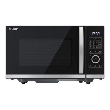 Sharp Quality series YC-QG254AE-B - Forno a microonde con grill - 25 litri - 900 W - nero