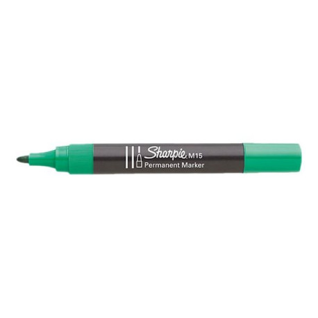 Sharpie M15 - Marcatore - permanente - verde - inchiostro base acqua (pacchetto di 12)