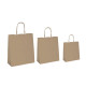 Shopper - maniglie cordino - 54 x 14 x 45 cm - carta biokraft - avana - Mainetti Bags - conf. 10 pezzi