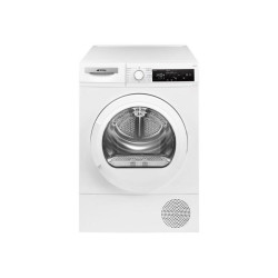 Smeg DT181IT - Asciugatrice - larghezza: 59.6 cm - profondità 60.9 cm - altezza: 84.5 cm - caricamento frontale - bianco