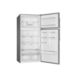 Smeg FD84EN4HX - Frigorifero/congelatore - freezer superiore con erogatore ghiaccio - larghezza: 84 cm - profondità 75 cm - alt