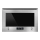 Smeg MP422X1 - Forno a microonde con grill - da incasso - 22 litri - 850 W - acciaio inossidabile