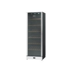 Smeg SCV115AS - Frigo per vini - nicchia - larghezza: 60 cm - 368 litri - Classe G - acciaio inossidabile