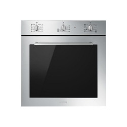 Smeg Selezione SF64M3TVX - Forno - da incasso - nicchia - larghezza: 55.4 cm - profondità 56 cm - altezza: 58.3 cm - con sistem