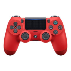 Sony DualShock 4 v2 - Game pad - senza fili - Bluetooth - magma (rosso) - per Sony PlayStation 4