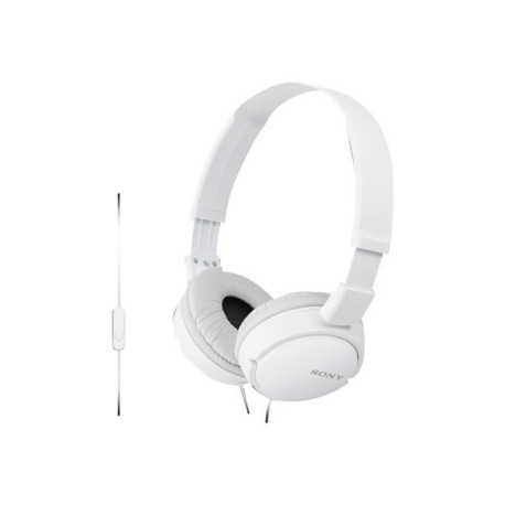 Sony MDR-ZX110 - Cuffie - dimensione completa - cablato - jack 3,5 mm - bianco