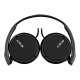 Sony MDR-ZX110 - Cuffie - dimensione completa - cablato - jack 3,5 mm - nero