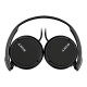 Sony MDR-ZX110AP - Cuffie con microfono - dimensione completa - cablato - jack 3,5 mm - nero