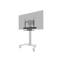 Neomounts - Kit montaggio (staffa di montaggio) - per video bar - universale - acciaio - nero - dimensione schermo: 43"-110" - 