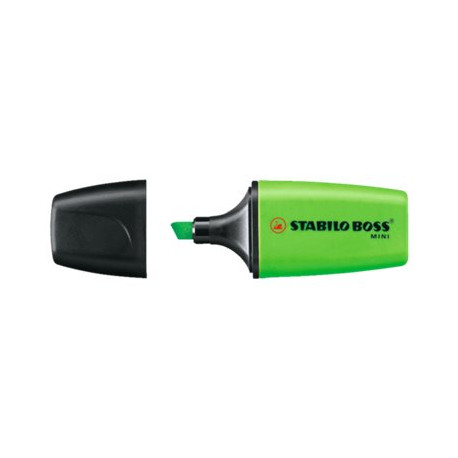 STABILO BOSS MINI - Evidenziatore - verde - inchiostro base acqua - 2-5 mm (pacchetto di 10)