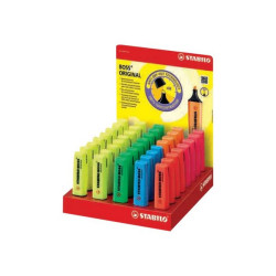 STABILO BOSS ORIGINAL - Evidenziatore - blu fosforescente, arancione fluorescente, rosso fluorescente, giallo fluorescente, ver