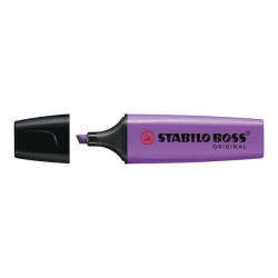 STABILO BOSS ORIGINAL - Evidenziatore - lavanda fluorescente - inchiostro base acqua - 2-5 mm