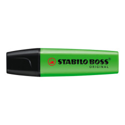 STABILO BOSS ORIGINAL - Evidenziatore - verde fluorescente - inchiostro base acqua - 2-5 mm