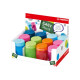 STABILO EASY Start - Temperino con contenitore - 12 pezzi - 3 fori - blu, verde, arancione, rosa, petrolio