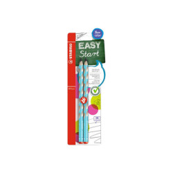 STABILO EASY Start EasyStart - Matita - grafite - HB - 3.15 mm (pacchetto di 2)