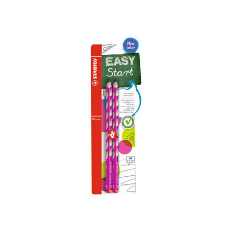 STABILO EASY Start EasyStart - Matita - grafite - HB - 3.15 mm (pacchetto di 2)