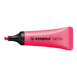 STABILO NEON - Evidenziatore - arancione fluorescente, giallo fluorescente, verde fluorescente, rosa fluorescente - inchiostro 