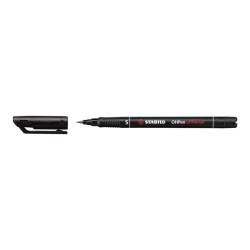 STABILO OHPen universal - Penna a punta sottile - permanente - per lucidi - nero - 0.4 mm - superfine