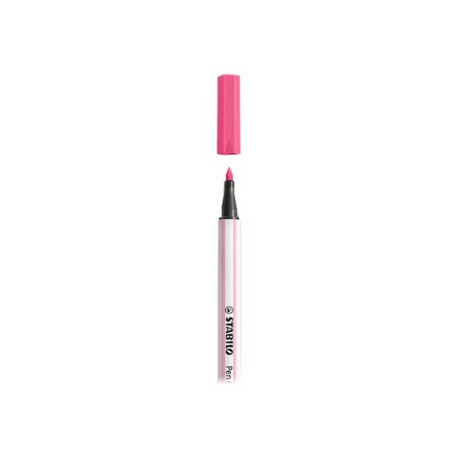 STABILO Pen 68 - Penna con punta a pennello - rosa - inchiostro base acqua