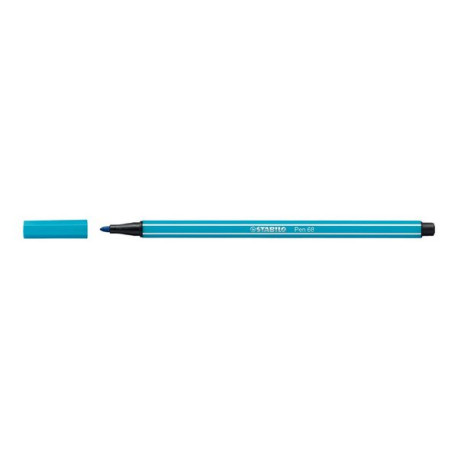 STABILO Pen 68 - Penna punta in fibra - colori assortiti - inchiostro base acqua - 1 mm - medio (pacchetto di 24)