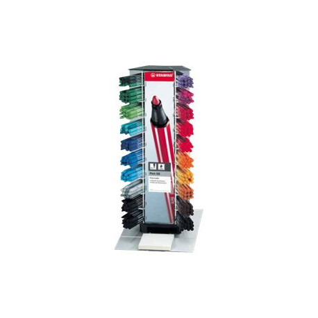 STABILO Pen 68 - Penna punta in fibra - colori assortiti - inchiostro base acqua - 1 mm - medio (pacchetto di 240)