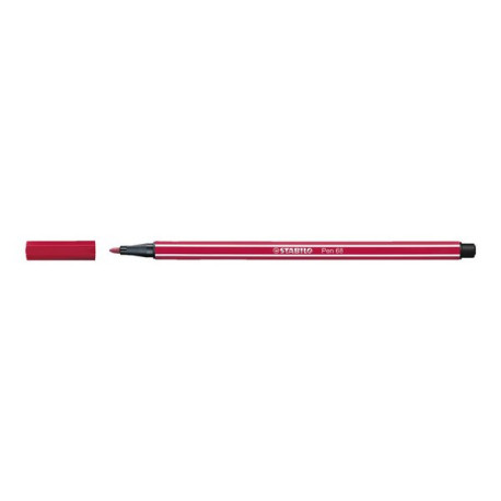 STABILO Pen 68 - Penna punta in fibra - strawberry red - inchiostro base acqua - 1 mm - medio