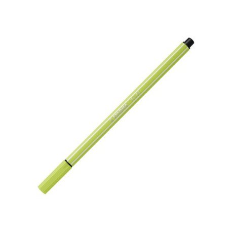 STABILO Pen 68 - Penna punta in fibra - verde lime - inchiostro base acqua - 1 mm - medio