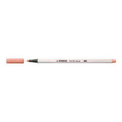 STABILO Pen 68 Brush - Penna con punta a pennello - arancione - inchiostro base acqua