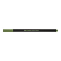 STABILO Pen 68 Premium metallic - Penna punta in fibra - per carta scura - verde chiaro metallizzato - inchiostro base acqua - 