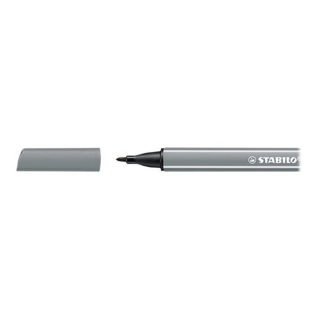 STABILO pointMax - Penna a punta sottile - grigio chiaro freddo - inchiostro base acqua - 0.8 mm - medio