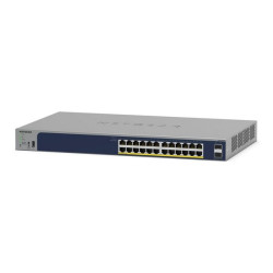 NETGEAR Smart GS728TPP - Switch - L3 Lite - intelligente - 24 x 10/100/1000 (PoE+) + 4 x SFP - montabile su rack - PoE+ (720 W)